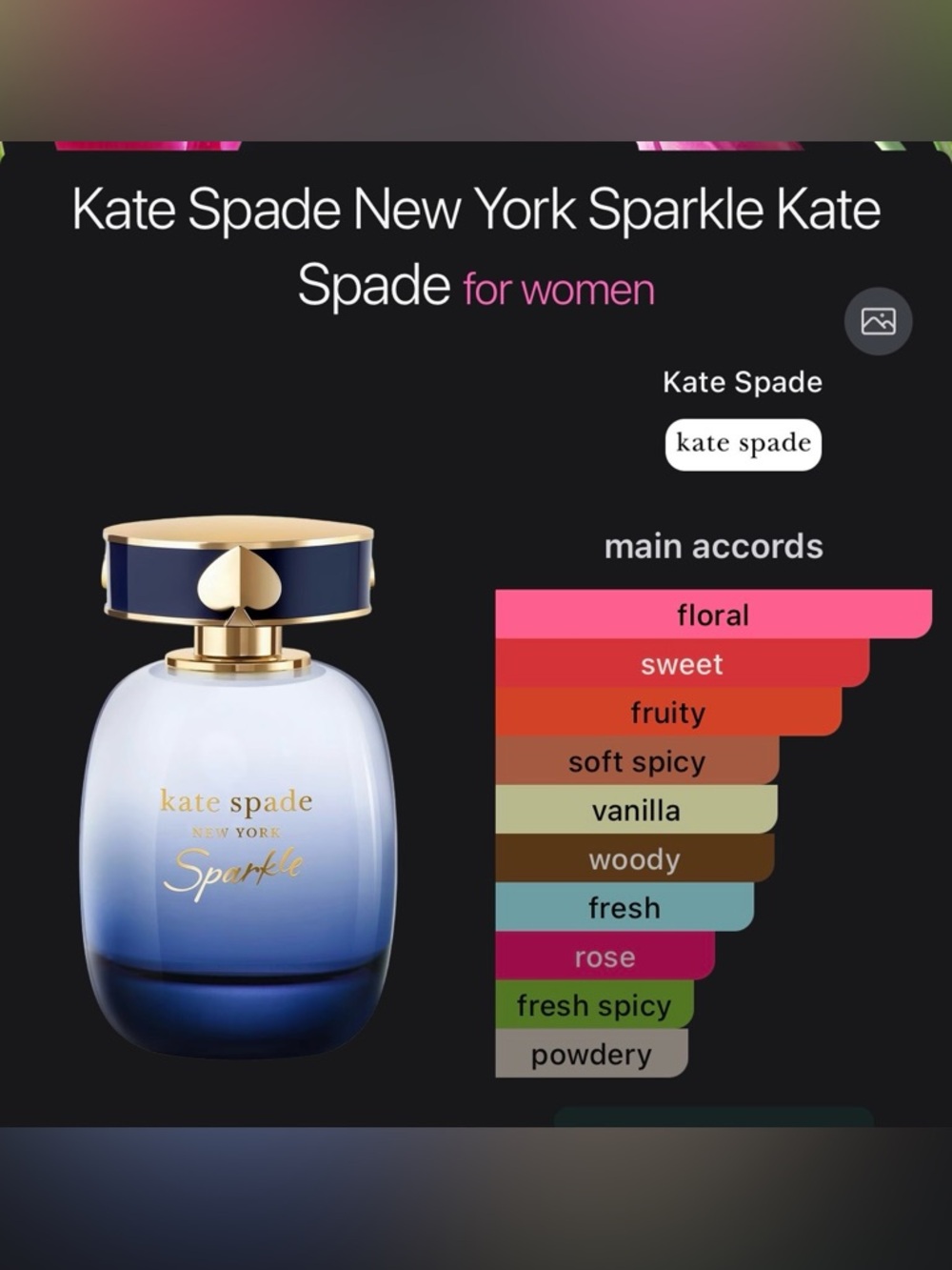 NWT Kate Spade New York Sparkle intense